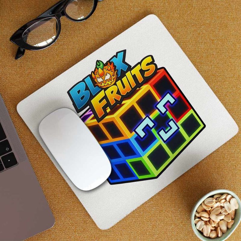 PC, gaming si accesorii - Periferice PC - Mousepad - Mousepad Blox Fruits Creation Fruit Roblox Fructe, 21x19cm - Infinity.ro