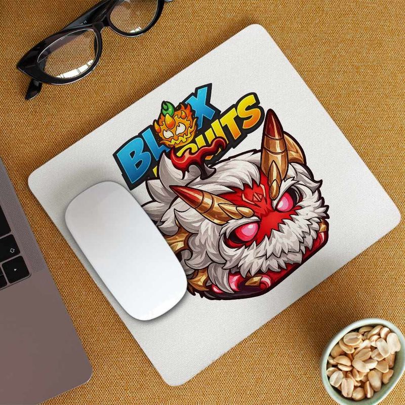 PC, gaming si accesorii - Periferice PC - Mousepad - Mousepad Blox Fruits Fiend Fruit Roblox Fructe, 21x19cm - Infinity.ro