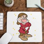PC, gaming si accesorii - Periferice PC - Mousepad - Mousepad Alba ca Zapada Piticul Morocanos, 21x19cm - Infinity.ro