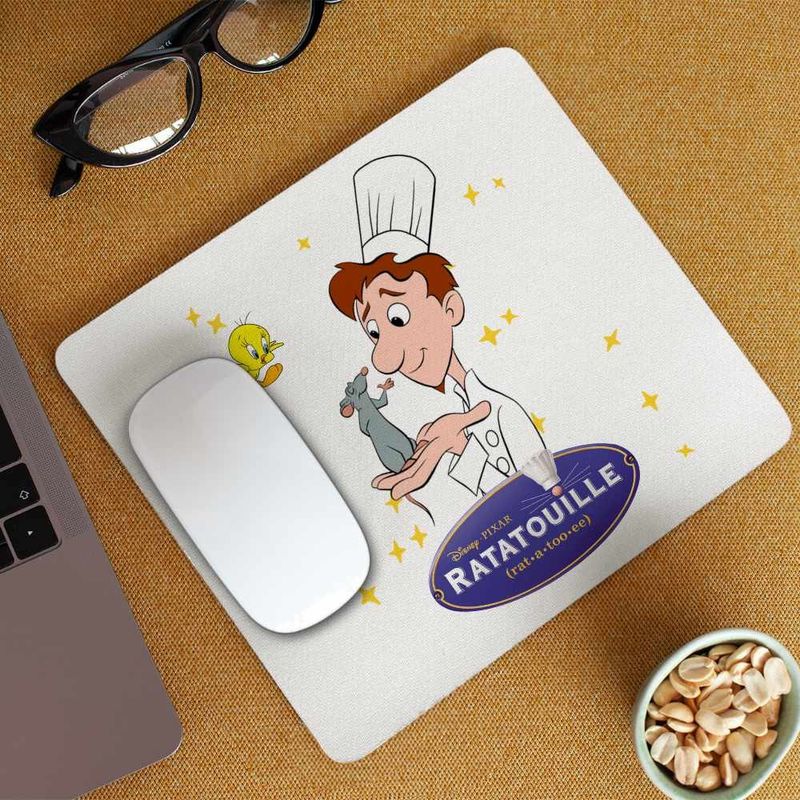 PC, gaming si accesorii - Periferice PC - Mousepad - Mousepad Ratatouille Alfredo Remy Bucatar, 21x19cm - Infinity.ro