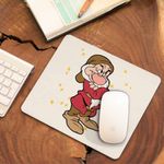 PC, gaming si accesorii - Periferice PC - Mousepad - Mousepad Alba ca Zapada Piticul Morocanos, 21x19cm - Infinity.ro