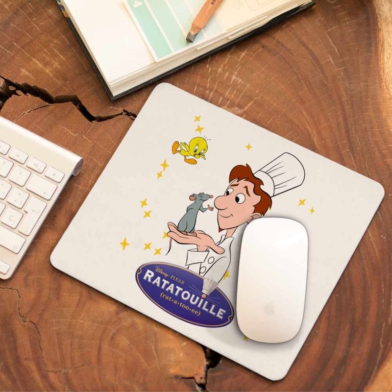 PC, gaming si accesorii - Periferice PC - Mousepad - Mousepad Ratatouille Alfredo Remy Bucatar, 21x19cm - Infinity.ro