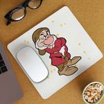 PC, gaming si accesorii - Periferice PC - Mousepad - Mousepad Alba ca Zapada Piticul Morocanos, 21x19cm - Infinity.ro