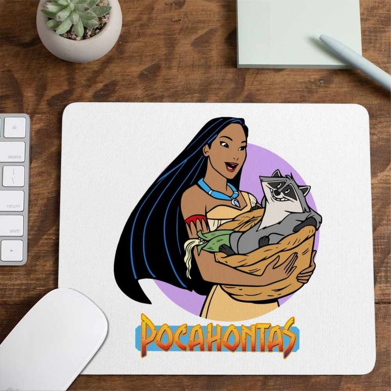 PC, gaming si accesorii - Periferice PC - Mousepad - Mousepad Pocahontas Meeko, 21x19cm - Infinity.ro