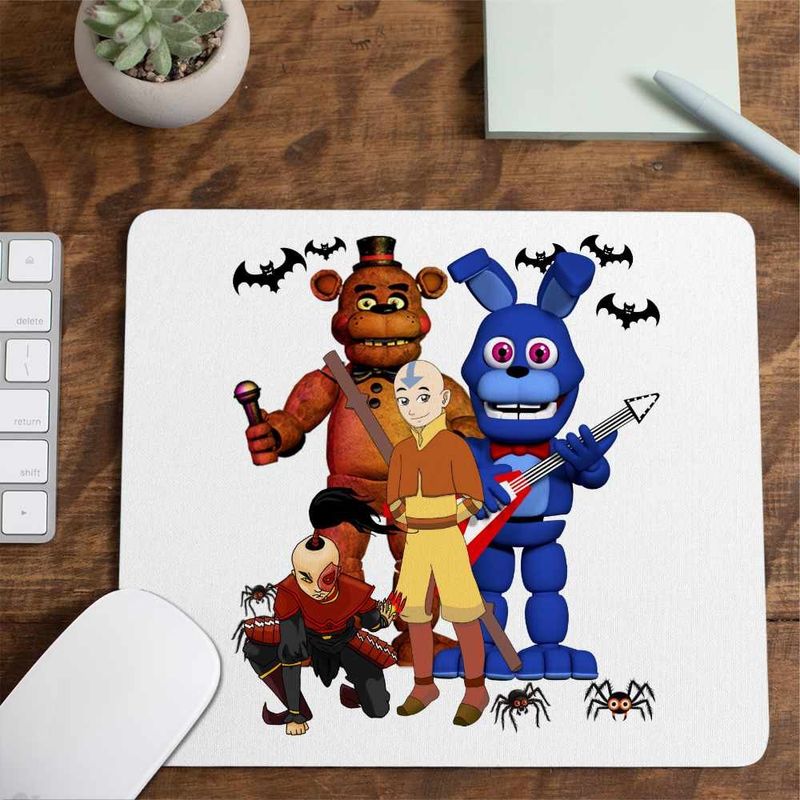 PC, gaming si accesorii - Periferice PC - Mousepad - Mousepad Avatar Fnaf Freddy Last Airbender Firebender, 21x19cm - Infinity.ro