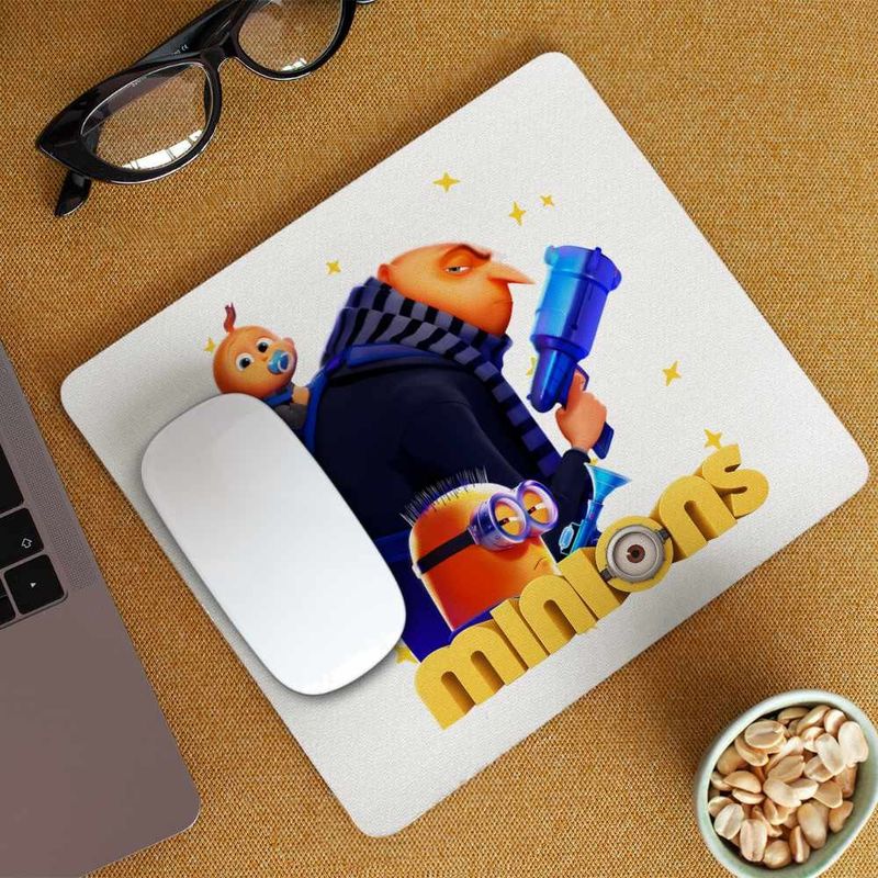 PC, gaming si accesorii - Periferice PC - Mousepad - Mousepad Despicable Minions Misiune, 21x19cm - Infinity.ro