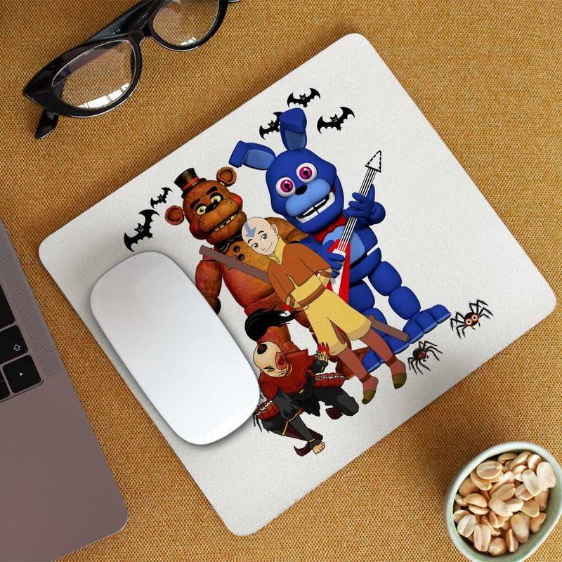 PC, gaming si accesorii - Periferice PC - Mousepad - Mousepad Avatar Fnaf Freddy Last Airbender Firebender, 21x19cm - Infinity.ro
