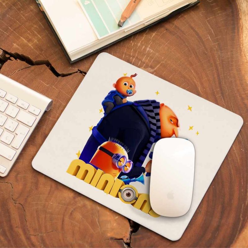 PC, gaming si accesorii - Periferice PC - Mousepad - Mousepad Despicable Minions Misiune, 21x19cm - Infinity.ro