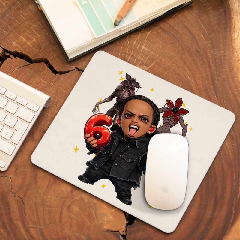 PC, gaming si accesorii - Periferice PC - Mousepad - Mousepad Playboi Carti Six Seven 67, 21x19cm - Infinity.ro