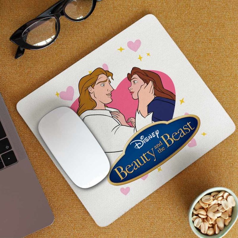 PC, gaming si accesorii - Periferice PC - Mousepad - Mousepad Frumoasa si Bestia Print, 21x19cm - Infinity.ro