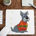 PC, gaming si accesorii - Periferice PC - Mousepad - Mousepad Doamna si Vagabondul Jock Catel Scottish Terrier, 21x19cm - Infinity.ro
