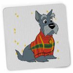 PC, gaming si accesorii - Periferice PC - Mousepad - Mousepad Doamna si Vagabondul Jock Catel Scottish Terrier, 21x19cm - Infinity.ro