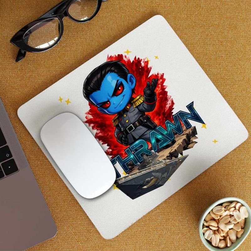PC, gaming si accesorii - Periferice PC - Mousepad - Mousepad Star Wars Thrawn Grand Admiral Chibi, 21x19cm - Infinity.ro