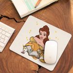 PC, gaming si accesorii - Periferice PC - Mousepad - Mousepad Frumoasa si Bestia Lumanar, 21x19cm - Infinity.ro