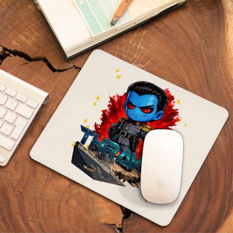 PC, gaming si accesorii - Periferice PC - Mousepad - Mousepad Star Wars Thrawn Grand Admiral Chibi, 21x19cm - Infinity.ro