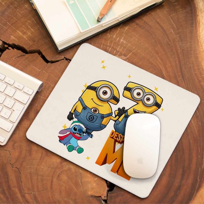 PC, gaming si accesorii - Periferice PC - Mousepad - Mousepad Minions Six Seven 67 Sase Sapte Despicable, 21x19cm - Infinity.ro