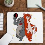 PC, gaming si accesorii - Periferice PC - Mousepad - Mousepad Pisicile Aristocrate Omalley Scat Cat, 21x19cm - Infinity.ro