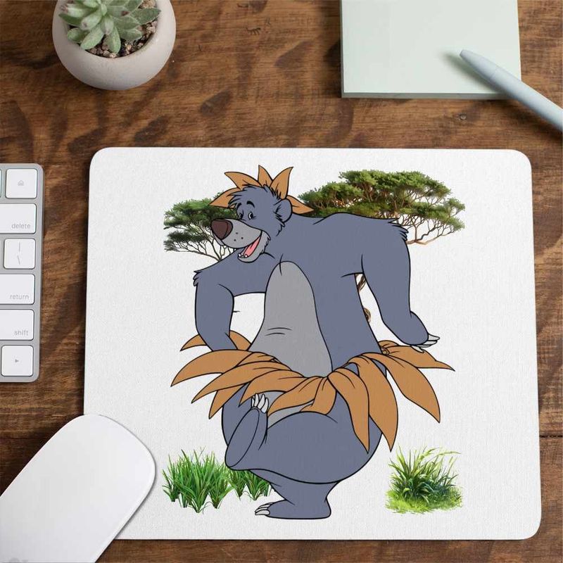 PC, gaming si accesorii - Periferice PC - Mousepad - Mousepad Cartea Junglei Baloo, 21x19cm - Infinity.ro