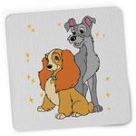PC, gaming si accesorii - Periferice PC - Mousepad - Mousepad Doamna si Vagabondul Dog Love Valentines Day, 21x19cm - Infinity.ro