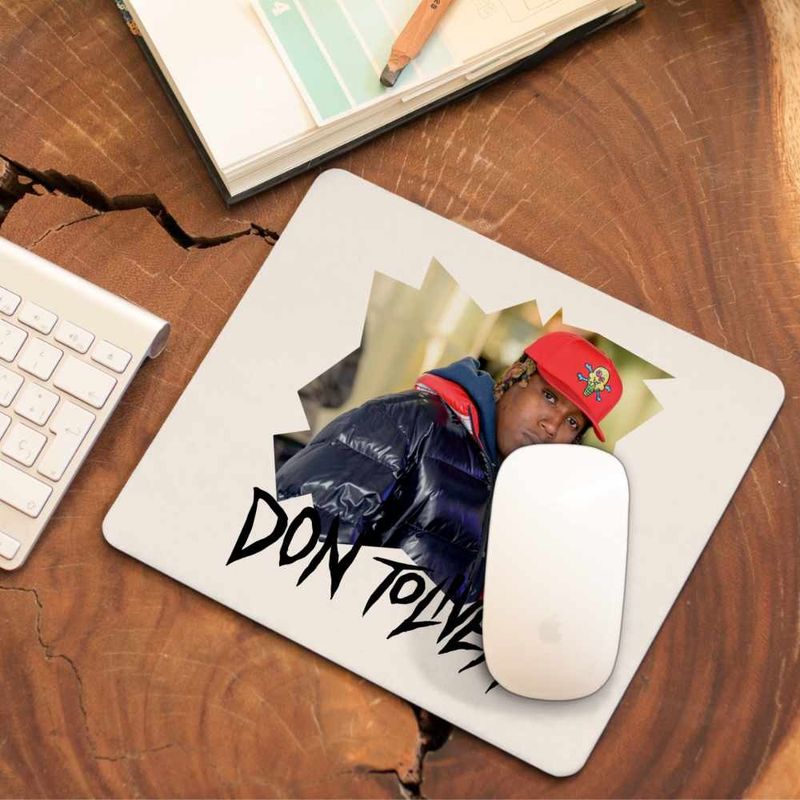 PC, gaming si accesorii - Periferice PC - Mousepad - Mousepad Don Toliver Trap Bandit Rap, 21x19cm - Infinity.ro