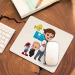 PC, gaming si accesorii - Periferice PC - Mousepad - Mousepad Boss Baby Tim, 21x19cm - Infinity.ro