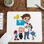 PC, gaming si accesorii - Periferice PC - Mousepad - Mousepad Boss Baby Tim, 21x19cm - Infinity.ro