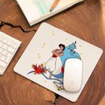 PC, gaming si accesorii - Periferice PC - Mousepad - Mousepad Aladdin Duhul Lampii Genie Lamp Aladin Duh, 21x19cm - Infinity.ro