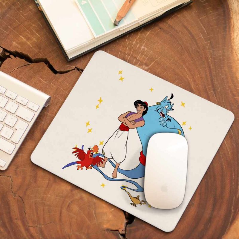 PC, gaming si accesorii - Periferice PC - Mousepad - Mousepad Aladdin Duhul Lampii Genie Lamp Aladin Duh, 21x19cm - Infinity.ro