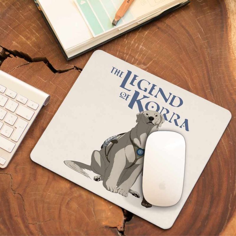 PC, gaming si accesorii - Periferice PC - Mousepad - Mousepad Avatar Korra Naga Maestru Shaolin, 21x19cm - Infinity.ro
