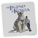 PC, gaming si accesorii - Periferice PC - Mousepad - Mousepad Avatar Korra Naga Maestru Shaolin, 21x19cm - Infinity.ro