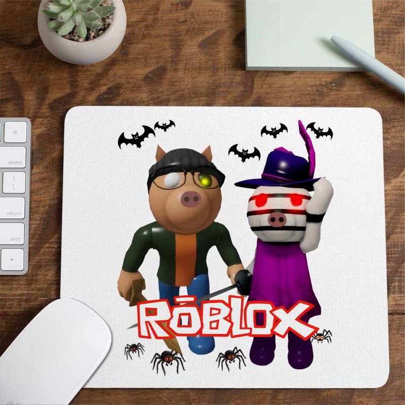 PC, gaming si accesorii - Periferice PC - Mousepad - Mousepad Pony Zizzy Roblox Piggy, 21x19cm - Infinity.ro