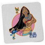 PC, gaming si accesorii - Periferice PC - Mousepad - Mousepad Pocahontas Native American, 21x19cm - Infinity.ro