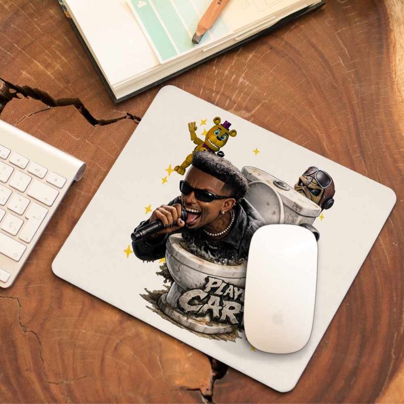 PC, gaming si accesorii - Periferice PC - Mousepad - Mousepad Playboi Carti Skibidi Toilet, 21x19cm - Infinity.ro