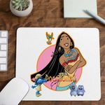 PC, gaming si accesorii - Periferice PC - Mousepad - Mousepad Pocahontas Native American, 21x19cm - Infinity.ro