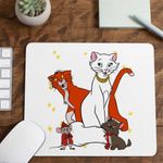 PC, gaming si accesorii - Periferice PC - Mousepad - Mousepad Pisicile Aristocrate Ducesa Omalley, 21x19cm - Infinity.ro