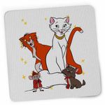 PC, gaming si accesorii - Periferice PC - Mousepad - Mousepad Pisicile Aristocrate Ducesa Omalley, 21x19cm - Infinity.ro