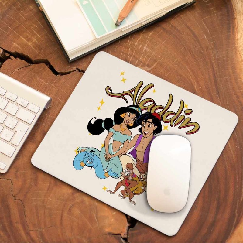 PC, gaming si accesorii - Periferice PC - Mousepad - Mousepad Aladdin Jasmine Covor Fermecat Printesa, 21x19cm - Infinity.ro