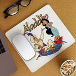 PC, gaming si accesorii - Periferice PC - Mousepad - Mousepad Aladdin Print Ali Jasmine Covor Fermecat Sultan, 21x19cm - Infinity.ro
