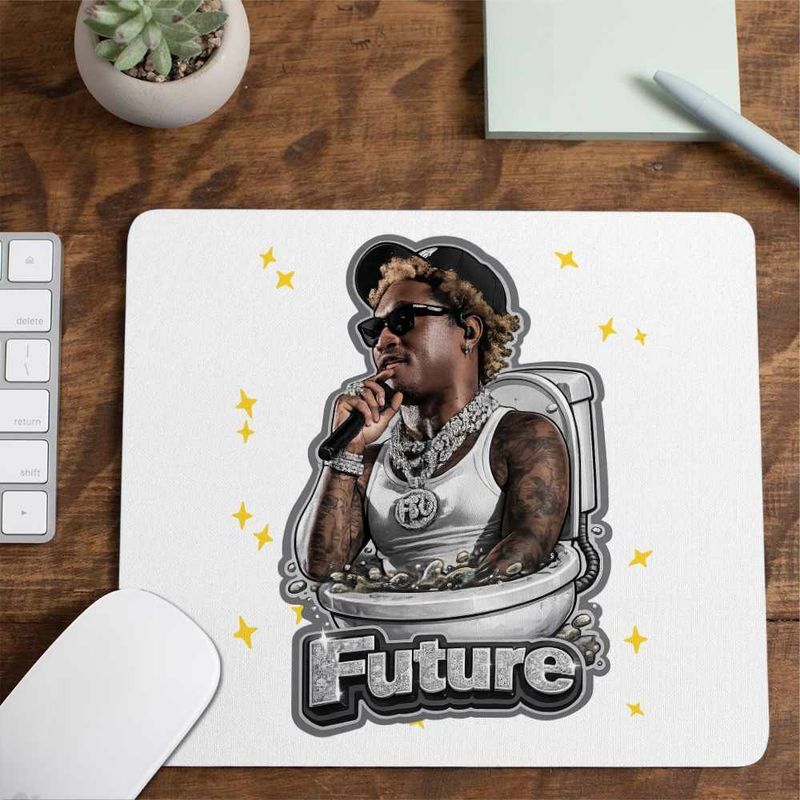 PC, gaming si accesorii - Periferice PC - Mousepad - Mousepad Future Skibidi Toilet Rap Music, 21x19cm - Infinity.ro