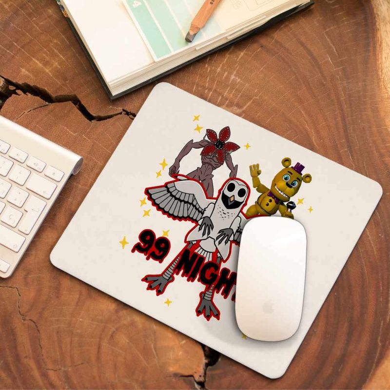 PC, gaming si accesorii - Periferice PC - Mousepad - Mousepad 99 Nights Bufnita Roblox, 21x19cm - Infinity.ro