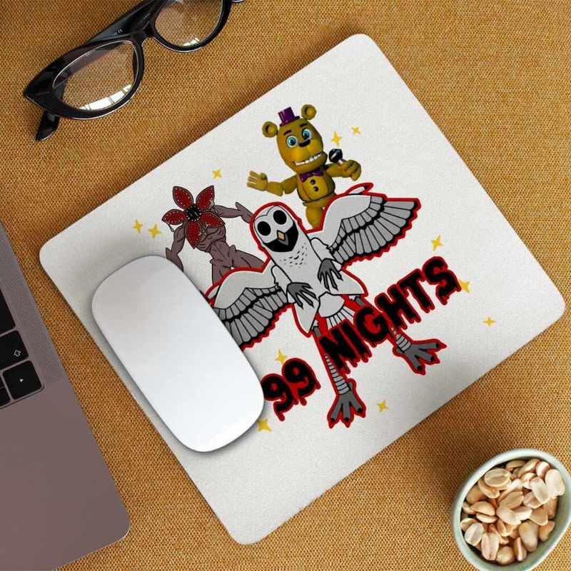 PC, gaming si accesorii - Periferice PC - Mousepad - Mousepad 99 Nights Bufnita Roblox, 21x19cm - Infinity.ro