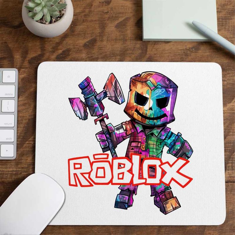 PC, gaming si accesorii - Periferice PC - Mousepad - Mousepad Roblox Gamer, 21x19cm - Infinity.ro