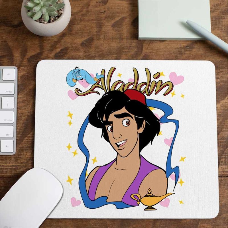 PC, gaming si accesorii - Periferice PC - Mousepad - Mousepad Aladdin Lampa Fermecata Ali Baba Aladin, 21x19cm - Infinity.ro