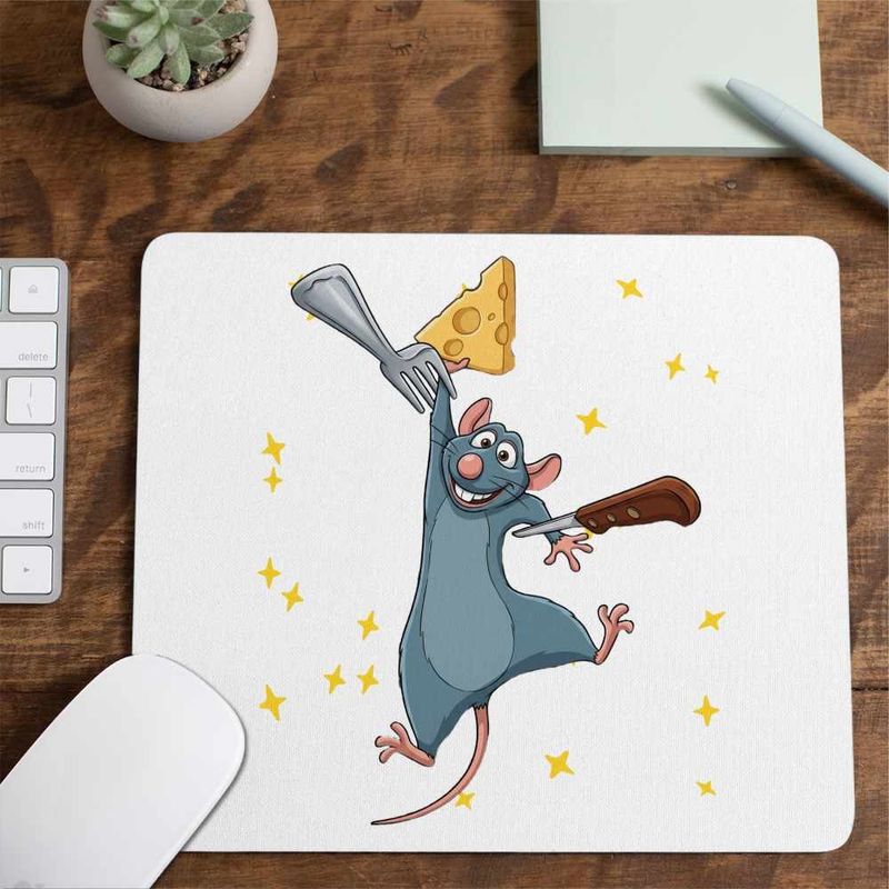 PC, gaming si accesorii - Periferice PC - Mousepad - Mousepad Ratatouille Remy Bucatarie, 21x19cm - Infinity.ro