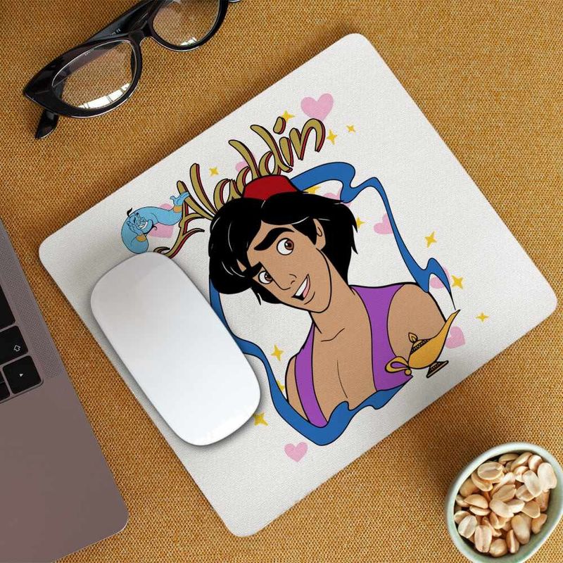 PC, gaming si accesorii - Periferice PC - Mousepad - Mousepad Aladdin Lampa Fermecata Ali Baba Aladin, 21x19cm - Infinity.ro