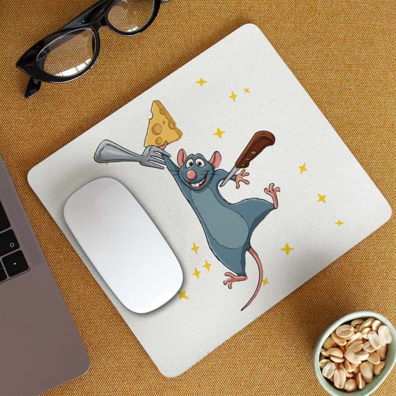 PC, gaming si accesorii - Periferice PC - Mousepad - Mousepad Ratatouille Remy Bucatarie, 21x19cm - Infinity.ro