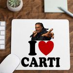 PC, gaming si accesorii - Periferice PC - Mousepad - Mousepad Playboi I Love Carti, 21x19cm - Infinity.ro