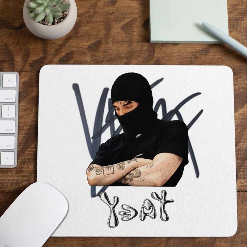 PC, gaming si accesorii - Periferice PC - Mousepad - Mousepad Yeat Twizzy Rich Hip Hop Vibe, 21x19cm - Infinity.ro