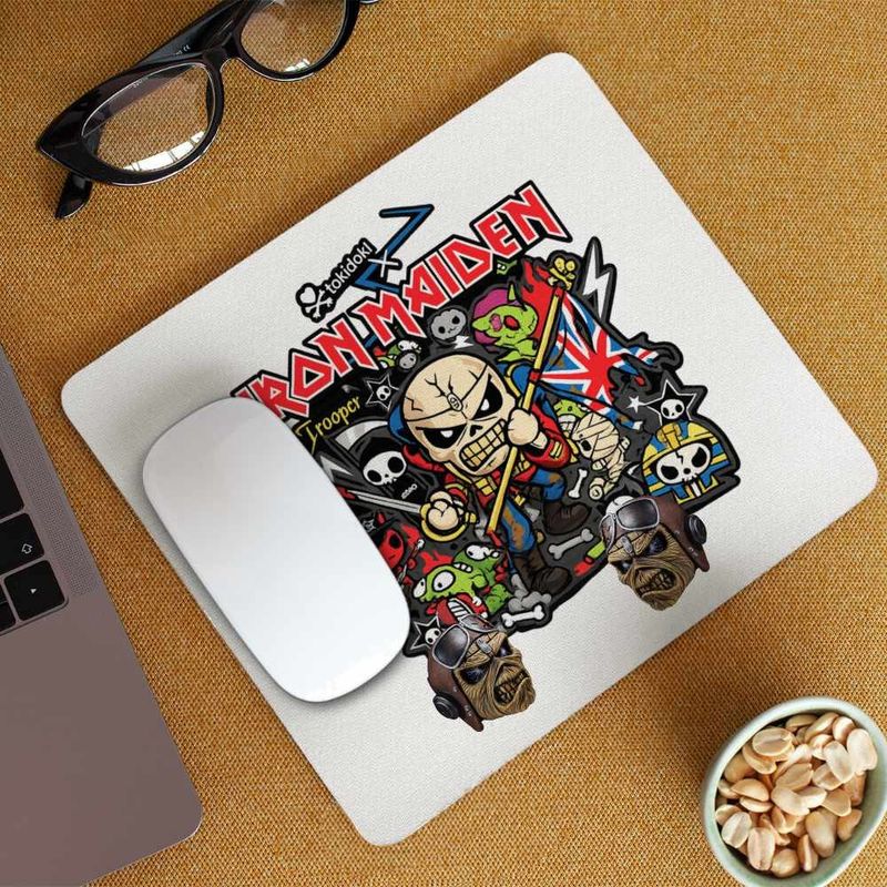 PC, gaming si accesorii - Periferice PC - Mousepad - Mousepad Iron Maiden Trooper, 21x19cm - Infinity.ro