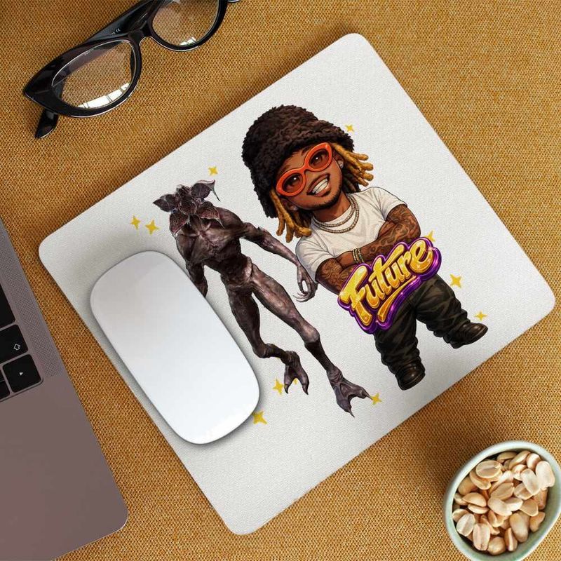 PC, gaming si accesorii - Periferice PC - Mousepad - Mousepad Future Rapper Chibi, 21x19cm - Infinity.ro